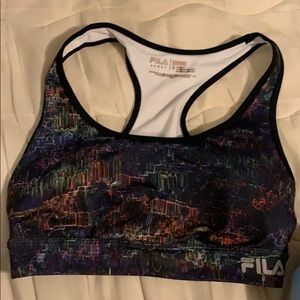fila sports bra